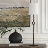 Puncture Black/Bronze Cordless Iron Buffet Lamp - Ornate Home