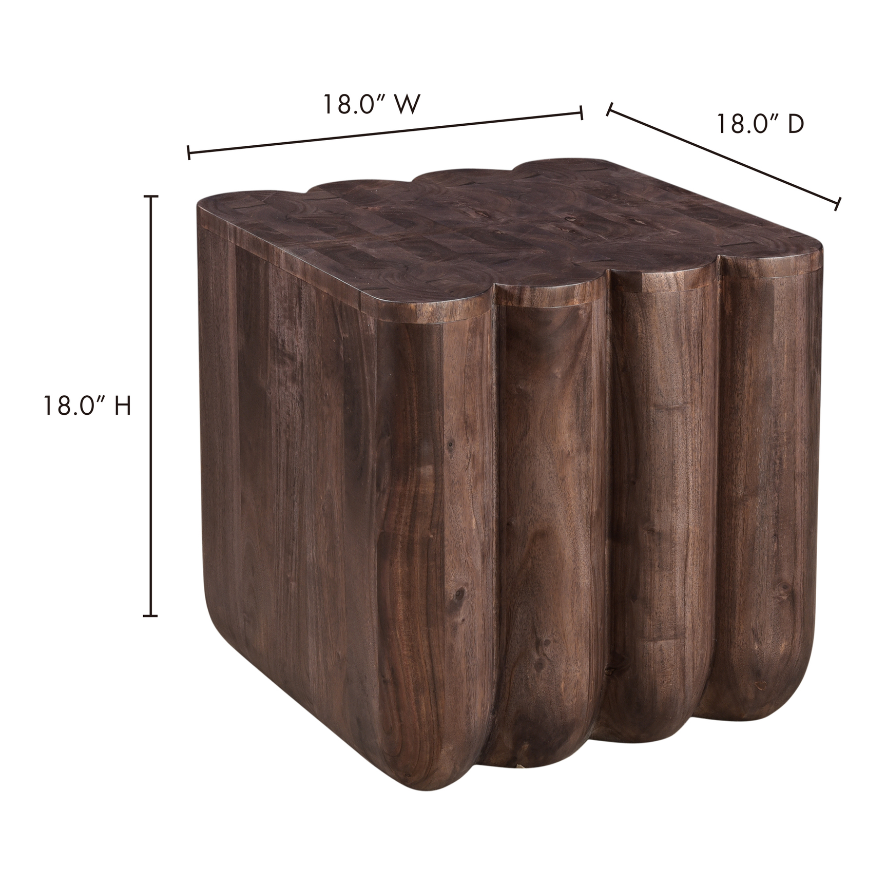Punyo Espresso Brown Punyo Accent Table - Ornate Home