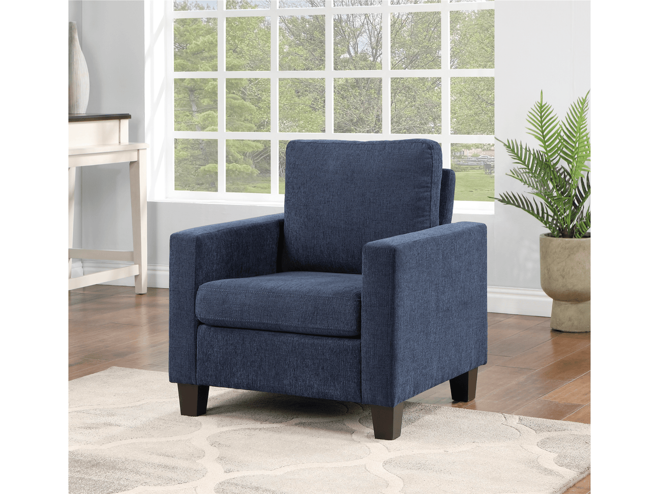 Puralis Blue Chair - Ornate Home