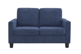 Puralis Blue Loveseat - Ornate Home
