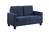 Puralis Blue Loveseat - Ornate Home
