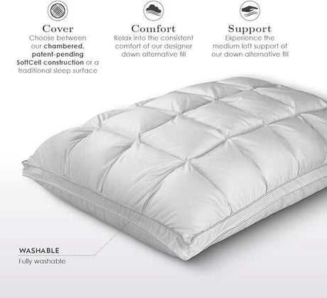 Purecare Fabrictech® SoftCell® Lite Pillow - Ornate Home