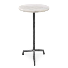Puritan White Marble Drink Table - Ornate Home