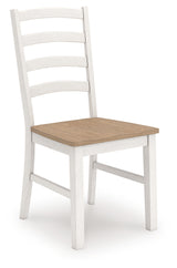 Purlaney Antique White/Natural Extension Dining Table and 8 Chairs (Online Special Price) - Ornate Home