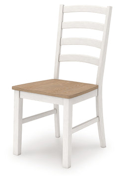 Purlaney Antique White/Natural Extension Dining Table and 8 Chairs - Ornate Home