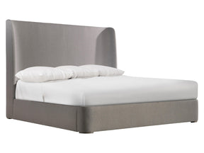 Puro Grey Fabric Shelter Queen Bed - Ornate Home