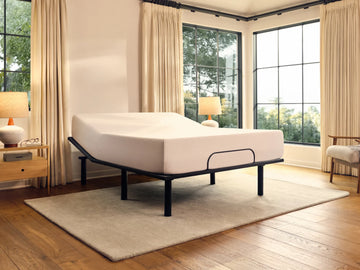 Purple Charcoal King Adjustable Base Bed Frame - Ornate Home