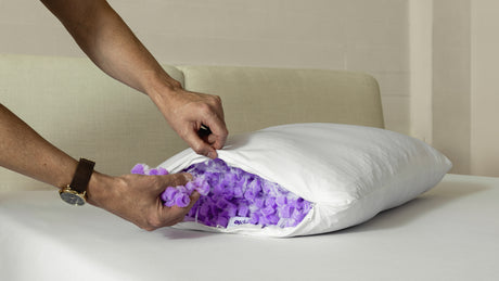 Purple Freeform™ King Pillow - Ornate Home