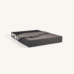 Purple Low Profile 5" Gray Full Flat Foundation - Ornate Home