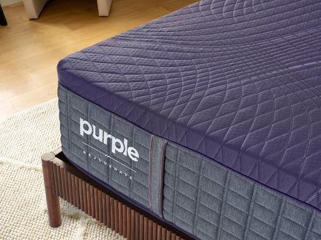 Purple Rejuvenate Hybrid Firm Dark Purple Queen Mattress - Ornate Home