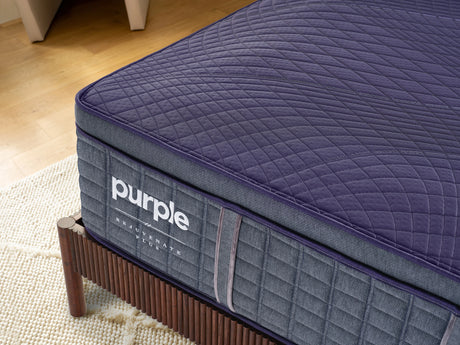 Purple Rejuvenate Plus Hybrid Medium Comfort Dark Purple King Mattress - Ornate Home