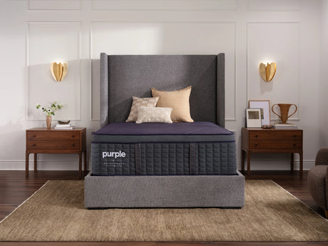 Purple Rejuvenate Ultimate Hybrid Plush Dark Purple King Mattress - Ornate Home