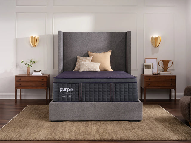 Purple Rejuvenate Ultimate Hybrid Plush Dark Purple King Mattress - Ornate Home