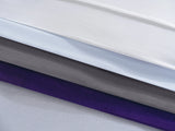 Purple SoftStretch True White Queen Sheets - Ornate Home