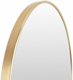 Purullena Oval Gold Mirror - Clearance - Ornate Home