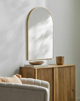 Purullena Oval Gold Mirror - Clearance - Ornate Home