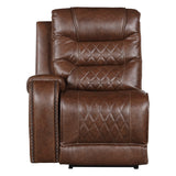 Putnam Brown 6-Piece Modular Power Reclining Sectional - Ornate Home