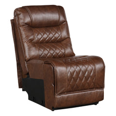 Putnam Brown 6-Piece Modular Power Reclining Sectional with Left Chaise - Ornate Home