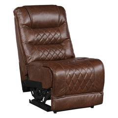 Putnam Brown 6-Piece Modular Power Reclining Sectional with Left Chaise - Ornate Home