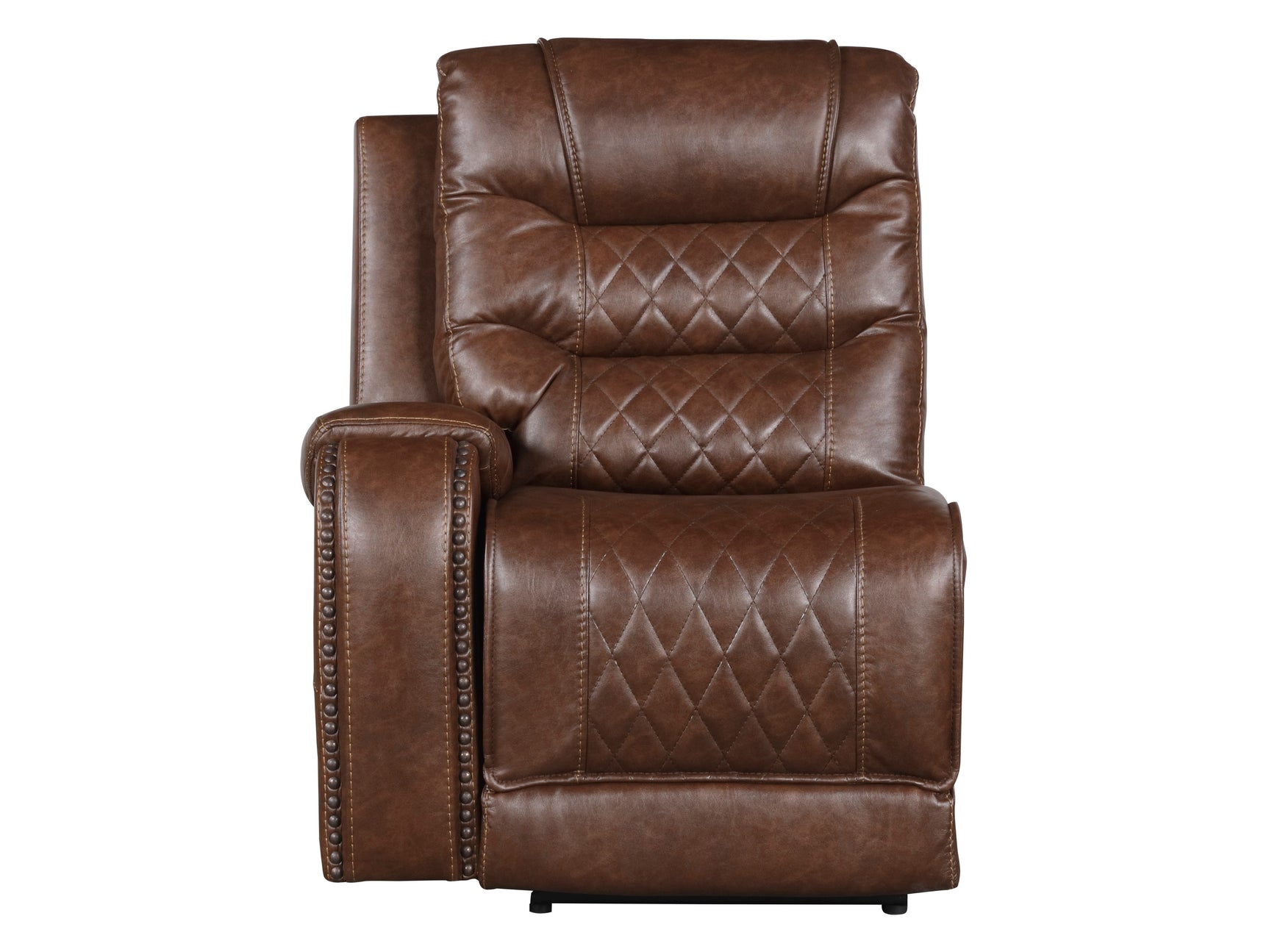 Putnam Brown 6-Piece Modular Power Reclining Sectional with Right Chaise - Ornate Home