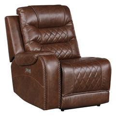 Putnam Brown 6-Piece Modular Power Reclining Sectional with Right Chaise - Ornate Home