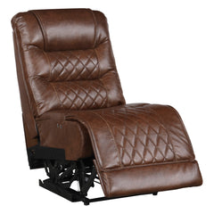 Putnam Brown 6-Piece Modular Power Reclining Sectional with Right Chaise - Ornate Home