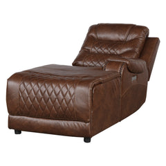 Putnam Brown 6-Piece Modular Power Reclining Sectional with Right Chaise - Ornate Home