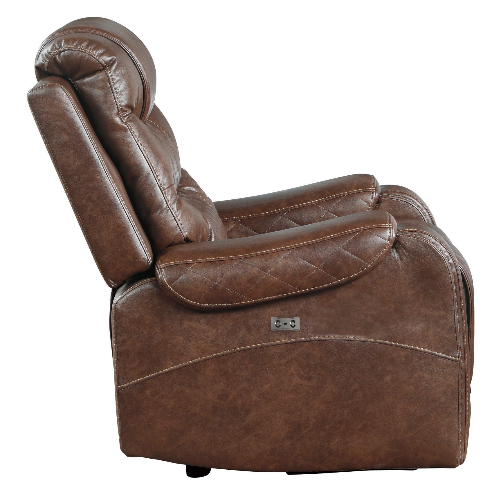 Putnam Brown Power Reclining Chair - Ornate Home