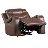 Putnam Brown Power Reclining Chair - Ornate Home