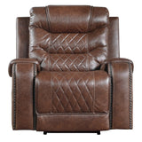Putnam Brown Power Reclining Chair - Ornate Home