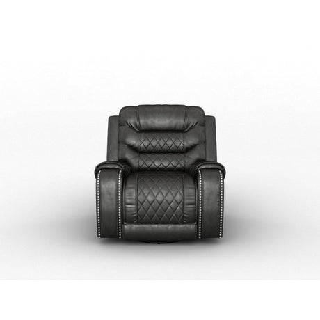 Putnam Brown Swivel Reclining Chair - Ornate Home