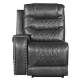 Putnam Gray 6-Piece Modular Power Reclining Sectional - Ornate Home