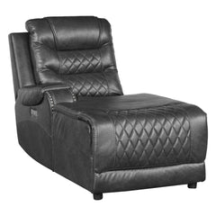 Putnam Gray 6-Piece Modular Power Reclining Sectional with Left Chaise - Ornate Home