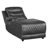 Putnam Gray 6-Piece Modular Power Reclining Sectional with Left Chaise - Ornate Home