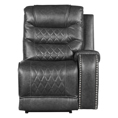 Putnam Gray 6-Piece Modular Power Reclining Sectional with Left Chaise - Ornate Home
