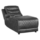 Putnam Gray 6-Piece Modular Power Reclining Sectional with Left Chaise - Ornate Home