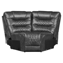 Putnam Gray 6-Piece Modular Power Reclining Sectional with Left Chaise - Ornate Home