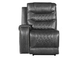 Putnam Gray 6-Piece Modular Power Reclining Sectional with Right Chaise - Ornate Home