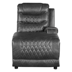 Putnam Gray 6-Piece Modular Power Reclining Sectional with Right Chaise - Ornate Home