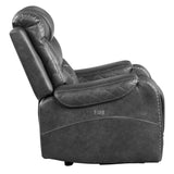 Putnam Gray Power Reclining Chair - Ornate Home