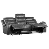 Putnam Gray Sofa & Loveseat - Ornate Home