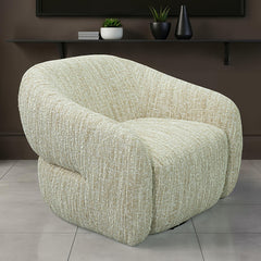 Pyrena Birche Beige Swivel Chair - Ornate Home