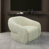 Pyrena Birche Beige Swivel Chair - Ornate Home