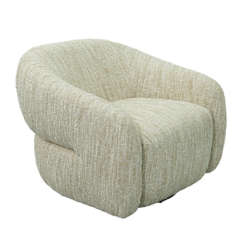 Pyrena Birche Beige Swivel Chair - Ornate Home