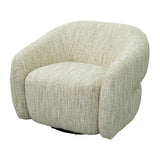 Pyrena Birche Beige Swivel Chair - Ornate Home