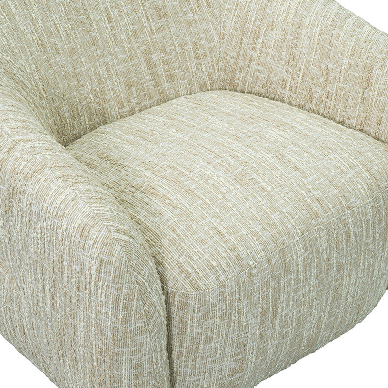 Pyrena Birche Beige Swivel Chair - Ornate Home