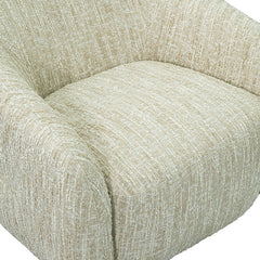 Pyrena Birche Beige Swivel Chair - Ornate Home