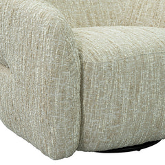 Pyrena Birche Beige Swivel Chair - Ornate Home
