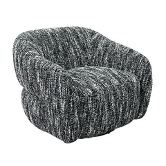 Pyrena Black Swivel Chair - Ornate Home