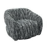 Pyrena Black Swivel Chair - Ornate Home